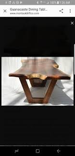 This live edge coffee table is made from a tree slice of maple. Live Edege Guanacaste Dinning Table Etsy In 2020 Rustic Dining Furniture Dinning Table Dining Furniture