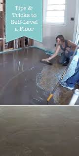 Tips Tricks To Self Level A Floor In 2020 Diy Remodel Flooring Diy Flooring
