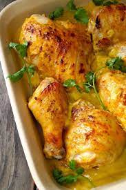 Baked Coconut Mango Chicken Recipe Cooking On The Weekends Recipe Mango Chicken Recipes Mango Recipes Chicken Recipes
