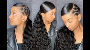 The spring 2011 shows delivered smoky eye makeup, sleek ponytails, and over 85 different amazing hair accessories. 90s Sleek Ponytail Reloaded Chrisscross Method Ft Yolissa Hair Youtube