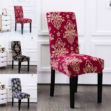Turn your plain chairs into royal seats with our captivating collection of slipcovers. 1 2 4 6x Stretch Removable Washable Red Classic Short Dining Chair Protector Cover Slipcover Walmart Com In 2021 Slipcovers For Chairs Dining Chair Covers Dining Chairs