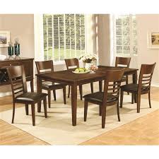 Get extra dining room storage with buffets, sideboards & hutches from pier 1 imports. Hometrend Brookville Dining Set With Rectangular Table Espresso 7 Piece 3283 78dr7 Rona