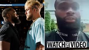 All chaos broke out after jake paul's team member talked trash to tyron woodley's mother during their faceoff ahead of sunday's showtime boxing match in clev. Rhutzldfaye7im