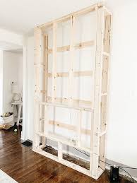 Start by measuring the size of the frame that you need, depending on how much wall space you have available in the room. Diy Shiplap Electric Fireplace Mantel Micheala Diane Designs