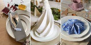 Les pliage serviette en tissus sont très populaires aux north america, en western europet en south america. Comment Faire Un Beau Pliage De Serviette Marie Claire