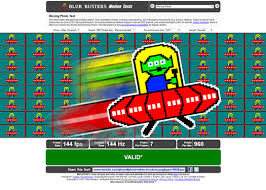 When you open this tool, it starts the test immediately and shows calculating… on the screen. Motion Test Tools Blur Busters