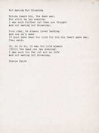 Stevie Smith Words Poems Writing Poetry