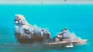 Iran blows up replica U.S. warship in drills