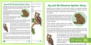 Message us to learn phonics. Ng And Nk Phoneme Spotter Story Teacher Made