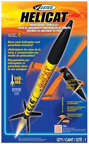 Estes Helicat Launches Up To 550 Feet Includes Nose Cone Helicopter Recovery Parachute Launch Pad Launch Controller Produ Model Rocketry Rocket Twister