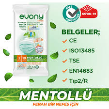 Evony Elastik Kulakli Fresh Mentollu Maske 10 Lu X 5 Paket Fiyati