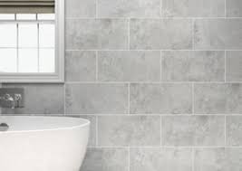Wickes Kensington Grey Stone Effect Ceramic Wall Tile 600x300mm Wickes Co Uk Bathroom Wall Tile Wickes Bathroom Tiles Grey Kitchen Wall Tiles