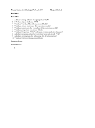 We did not find results for: Soal Essay Gena P