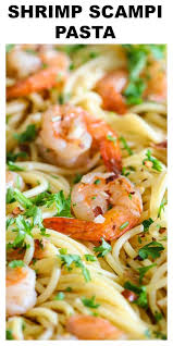 This Garlic Shrimp Scampi Pasta Is So Simple And Delicious You Won T Believe It Only Takes 25 Minutes To Scampi Pasta Shrimp Scampi Pasta Garlic Shrimp Scampi