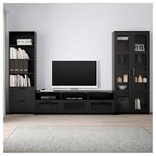 Brimnes Tv Storage Combination Glass Doors Black 126x16 1 8x74 3 4 Ikea Tv Storage Brimnes Home