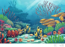 This is not an easy thing, however a technique i have developed makes it easier. Ocean Animal Final Background From Coral Reef By Mausetta On Coral Reef Drawing Coral Reef Art Coral Painting
