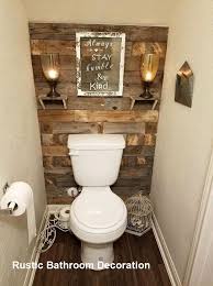 This link is to an external site that may or may not meet accessibility guidelines. Rustic Bathroom Decoration Ideas Rustic Bathroom Diy Restroom Decor Half Bathroom Decor