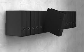 2 X O Regal In Schwarz Fur Bis Zu 28 Ordner Schrank Fur Ordner Wandregal Fur Ordner Regal