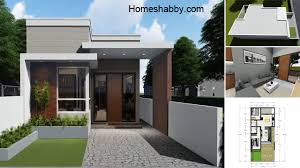 Rumah 2 lantai dengan ukuran 332m2, tersedia 4 kamar tidur 2 kamar mandi, garasi untuk 2 mobil sekaligus di dalamnya. Desain Dan Denah Rumah Minimalis Ukuran 7 X 14 M Konsep Modern Dengan 2 Kamar Tidur Homeshabby Com Design Home Plans Home Decorating And Interior Design