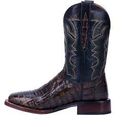 Featuring a caiman belly vamp and counter and a calfskin shaft for a look that's all its own. Kingsly Caiman Boot Dan Post Boots