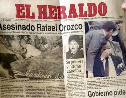 Clara elena cabello, su esposa al escuchar las detonaciones corrió hacia donde se encontraba rafael, a. Asi Reporto El Heraldo El Asesinato De Rafael Orozco Hace 26 Anos