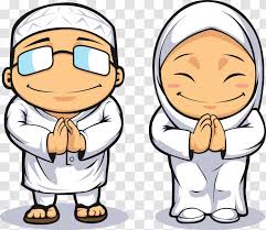 Islam Muslim Royalty Free Clip Art Boy Cartoon Prayer Male And Female Vector Transparent Png Kid child and baby vector cartoon characters | graphicmama.
