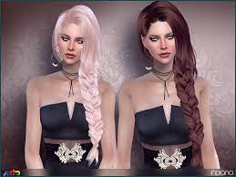 The Sims Resource Indiana Hair By Anto Sims 4 Hairs Sims Hair Sims Womens Hairstyles