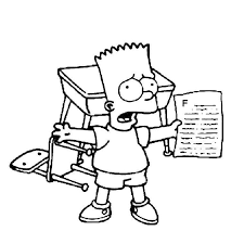 Pesquisa através de mais de 10000 desenhos para colorir. Desenho Do Simpsons Para Colorir