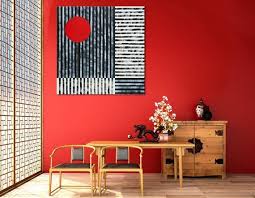 Red Wall Decor Japanese Wall Decor Black And Red Wall Art Red Accent Artwork Japanese Wall Art J Japanese Wall Decor Japanese Wall Art Red Wall Decor