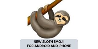 Animal emojis mostly come in the form of a frontal face or full side profile. New Sloth Emoji Android Iphone 2019 Here For Sloth Lovers Sloth Of The Day