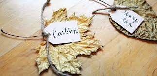 Nutshell place cards at your thanksgiving table, celebrate the bounty of the season—right down to the place cards. An Easy Way To Turn Anything Into A Place Card Brit Co