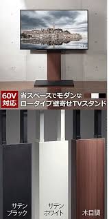 テレビスタンド ウォールロー 壁よせ背面収納付テレビ台 テレビスタンド 近代住宅 背面収納