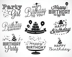 Free Download Happy Birthday Black And White Images Free Vector Download 17 533 Free Vector For Commercial Use Format Ai Eps Cdr Svg Vector Illustration Graphic Art Design