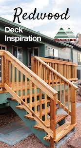 New Mendocino Redwood Deck Redwood Decking Deck Building A Deck