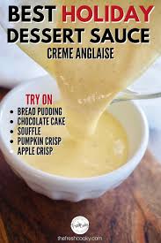 Creme Anglaise Recipe In 2020 Dessert Toppings Recipes Bread Pudding