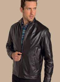 Check Out For The Contemporary Timeless Edition Of Men S Leather Jackets Offered At St Croix Shop From 1 095 Bomber Jacket Bomber Jacket Fashion Jackets