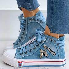 Denim shoes womens