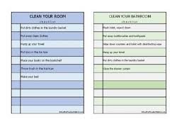 Classroom Cleaning Checklist Worksheets Teaching Resources