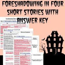 Foreshadowing Charts For Four Short Stories Teaching Short Stories Kindergarten Math Worksheets Addition Middle School Reading