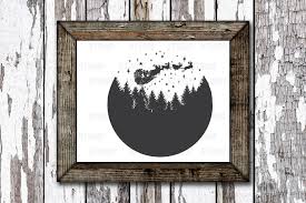 Download Christmas Scene With Santa Graphic By Ktwop Creative Fabrica SVG Cut Files