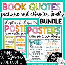 Design your everyday with book quotes posters you'll love. Classroom Decorations Inspirational Character Quote Posters Bundle The Hungry Teacher