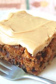 Old Fashioned Apple Cake With Brown Sugar Frosting Recipe Frosting Recipes Brown Sugar Frosting Food