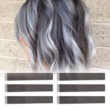 Also, dyeing one's hair is one of those ways to look good. 6 Best Temporary Ashy Grey Hair Dye For Dark And Light Hair Set Of 6 Diy Grey Hair Chalk For Easy And Simpl Grey Hair Dye Grey Hair Color Ombre Hair Blonde
