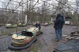 Fragment stele `victory monument` in kaluga city. Chernobyl Tourists Pose For Photos In Front Of Eerie Sites In Pripyat Ukraine Daily Mail Online