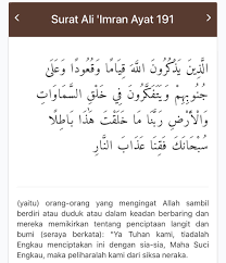 Check spelling or type a new query. M Ridha Intifadha ×'×˜×•×•×™×˜×¨ Namun Bagi Beliau Ayat Yang Menceritakan Sejarah Adalah Ayat Mengenai Ulil Albab Tepatnya Pada Alquran Surat Ali Imran Ayat 190 191 Https T Co En0ucdjwct