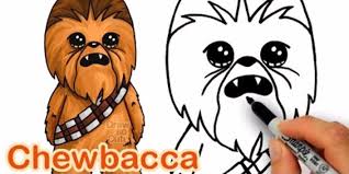 Draw So Cute Star Wars Chewbacca Star Wars Drawings Cute Drawings Chewbacca