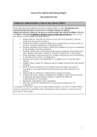 Finance officer job description should highlight the need for candidates who are focused on outcomes, excellent problem solvers reporting to a manager and supporting the finance and accounting teams, a finance officer job description should include some of the below key duties and responsibilities. Pdf Jd Of Admin Finance Officer Of Fnb Asmita Stha Academia Edu