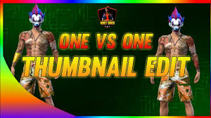 Free fire live stream thumbnail, freefire thumbnail tutorial, free fire thumbnail tutorial on android. One Vs One Thumbnail Edit Free Fire Worst Gamer Youtube