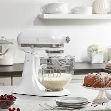 Kitchenaid is an american home appliance brand owned by whirlpool corporation. Kitchenaid Artisan Design Glass Bowl 5qt Tilt Head Stand Mixer