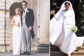 Kate middleton also wore a second gown during her 2011 wedding to prince william. Ellie Goulding Shows Off Her Second Wedding Dress And It S Similar To Meghan Markle S Iconic Bridal